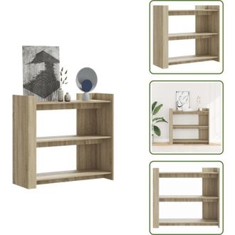 vidaXL vidaXL Tavolo Consolle Rovere Sonoma 100x35x90 cm in Legno Multistrato