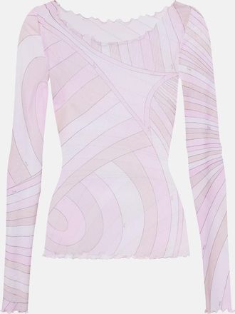 Pucci Top Iride in tulle