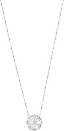 Bony Levy Mika Beaded Circle Diamond Pendant Necklace (Nordstrom Exclusive) in 18Kw at Nordstrom Rack, Size 18