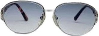 Saint Laurent Pre-owned Vintage Metalen Zonnebril - Dames - Vintage Accessoires - Veelkleurig - ONE Size - Vintage