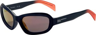 Karl Lagerfeld Unisex 57mm Petrol Sunglasses