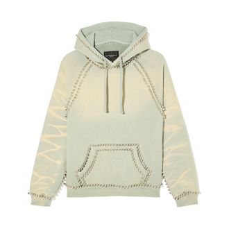Cult of Individuality Cults Pullover Novelty Hoody in Smog
