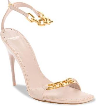 Balenciaga Duchesse Sandal in Beige/Gold at Nordstrom, Size 10Us
