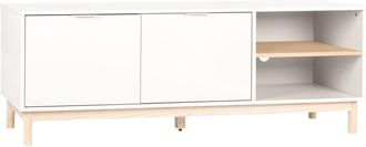 Klast Mueble Tv mdf lacado blanco 140x53 cm