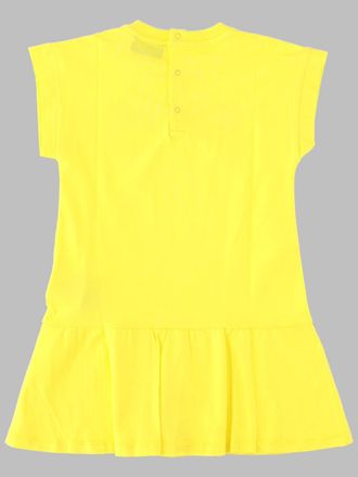 Moschino Cotton Blend Dress - Yellow