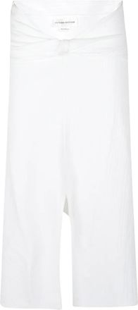 Victoria Beckham Gonna midi - Bianco