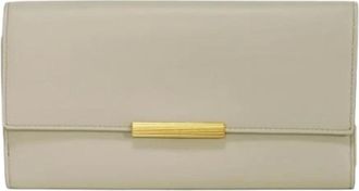 Bottega Veneta Pre-owned Wallets, female, White, Size: ONE SIZE Pre-owned Continental Trifold Long Wallet