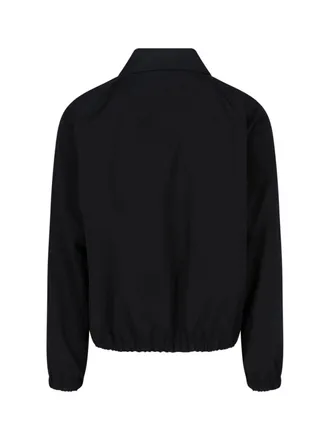 Valentino Mens Jackets Black Cotton