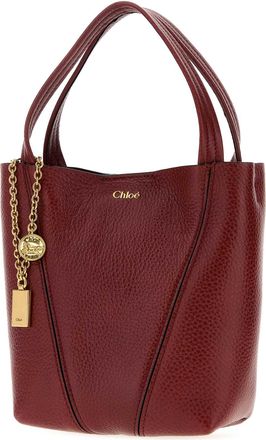 Chlo&eacute; Calfskin Leather Shoulder Bag - Red