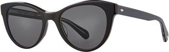 Garrett Leight JESS SUN BK/FDGRY Mens Sunglasses Black Size 50