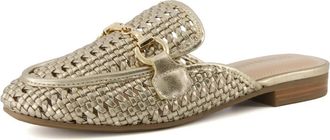 Cushionaire Womens Yoga Slip On Mule In Gold