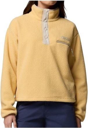 Columbia Helvetia II Cropped Half Snap Fleece Fleecepullover f&uuml;r Damen | beige
