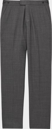 Reiss Mens Malibu Textured Trousers