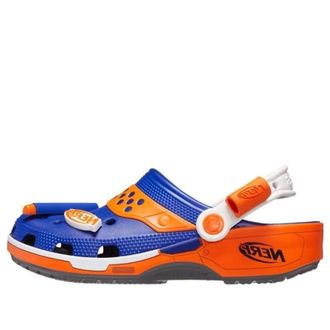Crocs Nerf Classic Clogs Blue Orange 209309-0DA