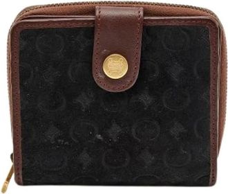 Celine Pre-owned Wallets, female, Black, Size: ONE SIZE Pre-owned Vintage Leather Wallet