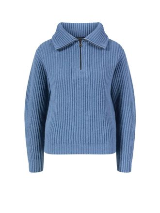 Iris Von Arnim Cashmere-Pullover Clementine Mittelblau