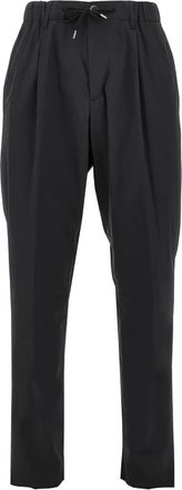 Herno Technische Poplin Broek - Heren - Slim Fit Broeken - Zwart - M - Polyester - Broeken