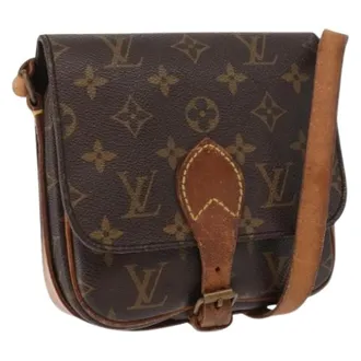 Louis Vuitton Pre-owned Cross Body Bags, female, Brown, Size: ONE SIZE Pre-owned Vintage Canvas Cross Body Bag