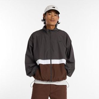 New Balance Hombre Numeric Archive Jacket en Negro, Polywoven, Talla XL