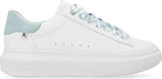 Rieker Adelia Lace-Up Sneaker - Dames - Sneakers - Wit - 40 EU - Leer - Schoenen