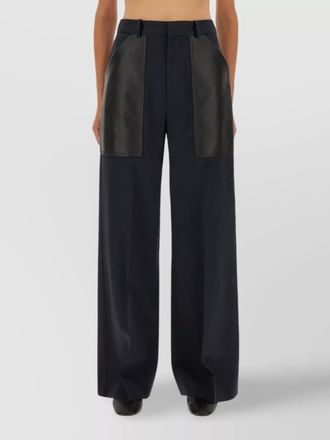 Bottega Veneta high waist wide leg trousers