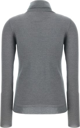 Brunello Cucinelli Womens Gray Cashmere Cardigan Clothing