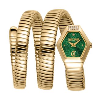 Just Cavalli Womens Snake 316L Stainless Steel Watch - Gold - One Size