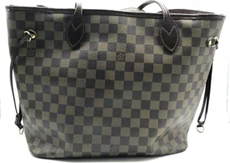 Louis Vuitton Brown Damier Canvas Tote Bag (Pre-Owned)