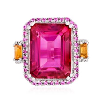 Ross-Simons Multi-Gemstone Ring in Sterling Silver
