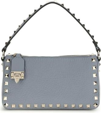 Valentino Garavani Handbags, female, Blue, Size: ONE SIZE Bos Taurus Shoulder Bag