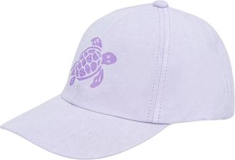 Vilebrequin Linnen pet met minerale verf - unisex - Petten - Paars - ONE Size - Linnen - Accessoires