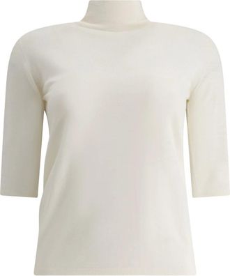 Max Mara Dames, Blouses & Shirts, Beige, Maat: S Wol