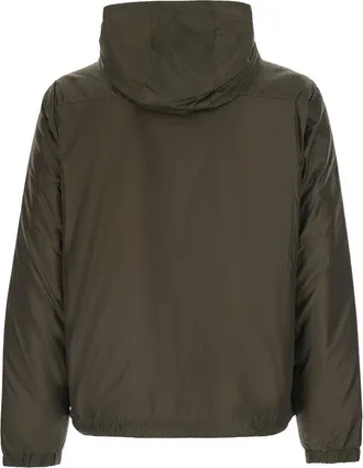 Aspesi Mens Tech Fabric Jacket Green Polyamide Coat