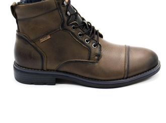 Pikolinos Mens York Leather Boots In Kaki