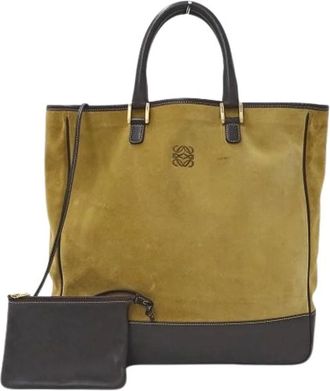 Loewe Pre-owned Tote Bags, female, Beige, Size: ONE SIZE Pre-owned Tote Bag