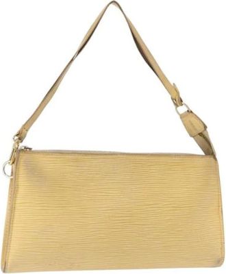 Louis Vuitton Pre-owned Shoulder Bags, female, Beige, Size: ONE SIZE Pre-owned Vintage Shoulder Bag