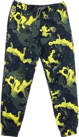Octopus Camo Jogger Broek Geel/Zwart - Heren - Sweatpants - Veelkleurig - XS - Katoen - Broeken