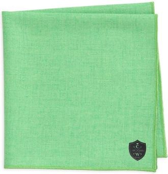 Clifton Wilson Green Cashmere & Wool Pocket Square at Nordstrom