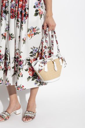 Dolce & Gabbana Capri Handheld Bag, Womens, Beige