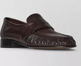 The Row leather mules