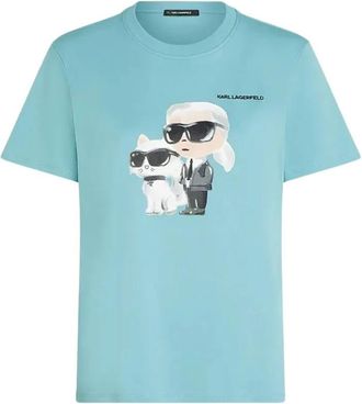 Karl Lagerfeld Donna, Top, Blu, XS, new