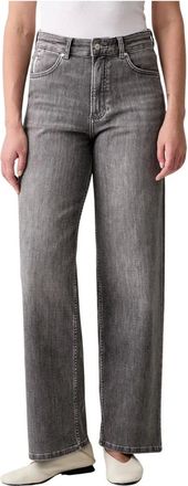 Marc O'Polo Tomma Wide Leg Jeans - Dames - Jeans - Grijs - Maat: W29 L32 Katoen