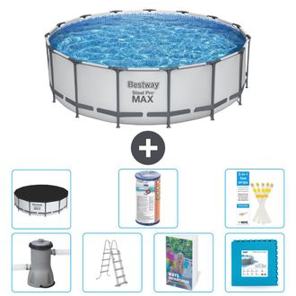 Bestway Piscina Bestway Steel Pro Max Redonda - 488x122 Cm - 8-piezas S602