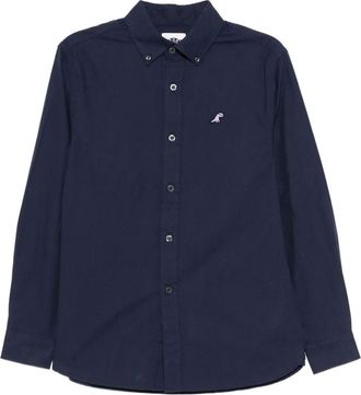 Sport b. Camicia con ricamo Dino - Blu