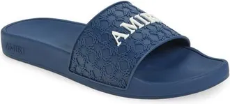 Amiri MA Quad Slide Sandal in Midnight Blue at Nordstrom, Size 15Us
