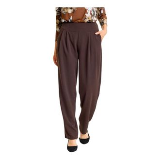 In Front Pantaloni dritti - - Trousers - Donna - Marrone - L