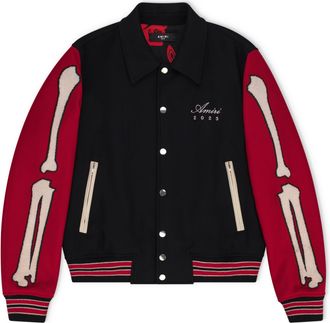 Amiri Black/Red Lunar New Year Bones Jacket