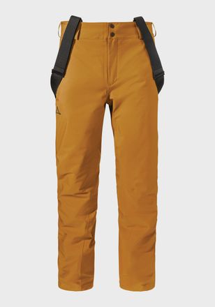 Sch&ouml;ffel Latzhose SCH&Ouml;FFEL Ski Pants Weissach M, Herren, Gr. 46, Normalgr&ouml;ssen, gelb (5735, gelb), Oberstoff : 100% Polyester (Membran: Polyurethan) Futter : 1