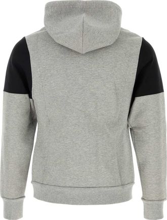 Balenciaga Mens Hoodie Sweatshirt Gray Cotton Sweater