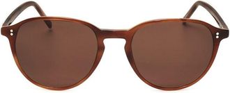 Hackett Mens Red Round Sunglasses HEBS272